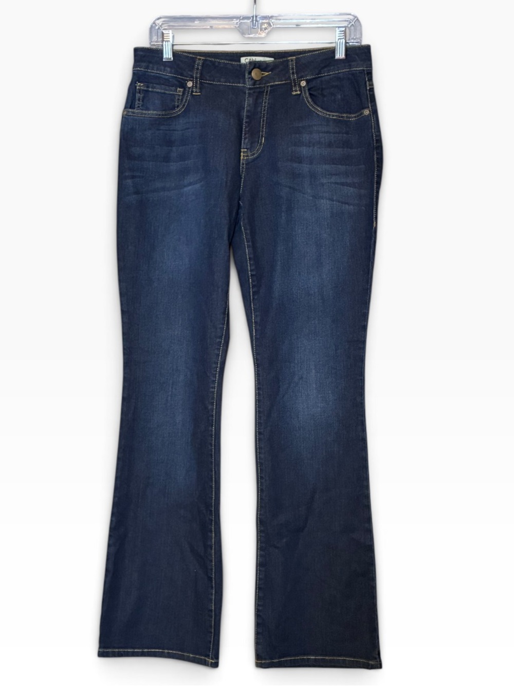 Cabi Curvy Slim Boot Cut Blue Denim Stretch Jeans Style 120